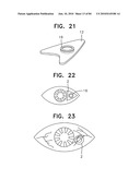 Apparatus for physical measurements of the eye diagram and image