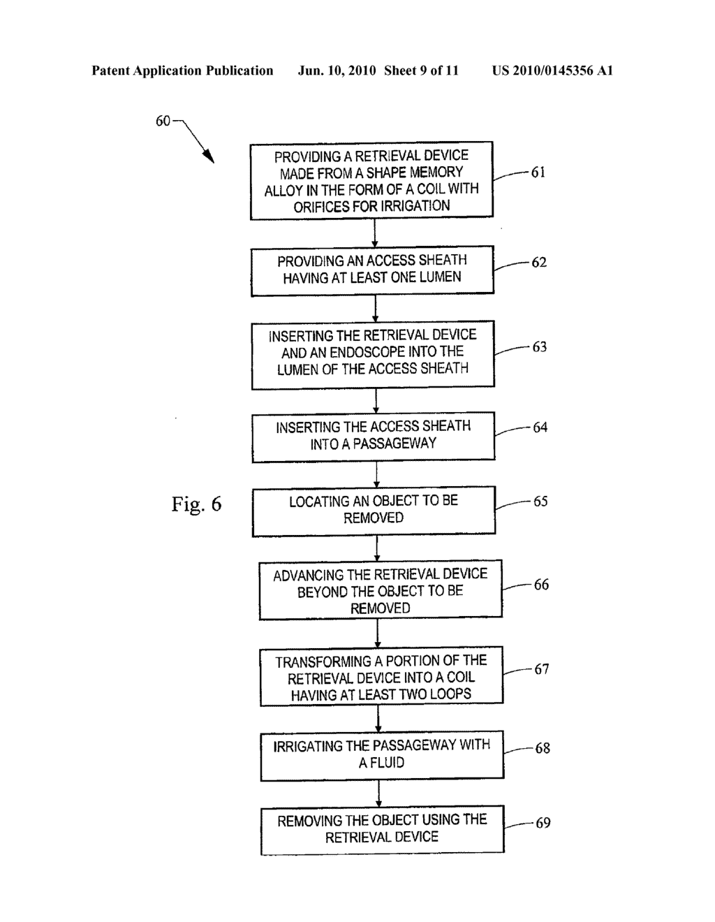 Irrigating Catch and Removal Device - diagram, schematic, and image 10