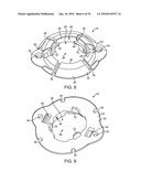 BURR HOLE PLUG HAVING DUAL SLIDABLE CLAMPING MECHANISMS diagram and image