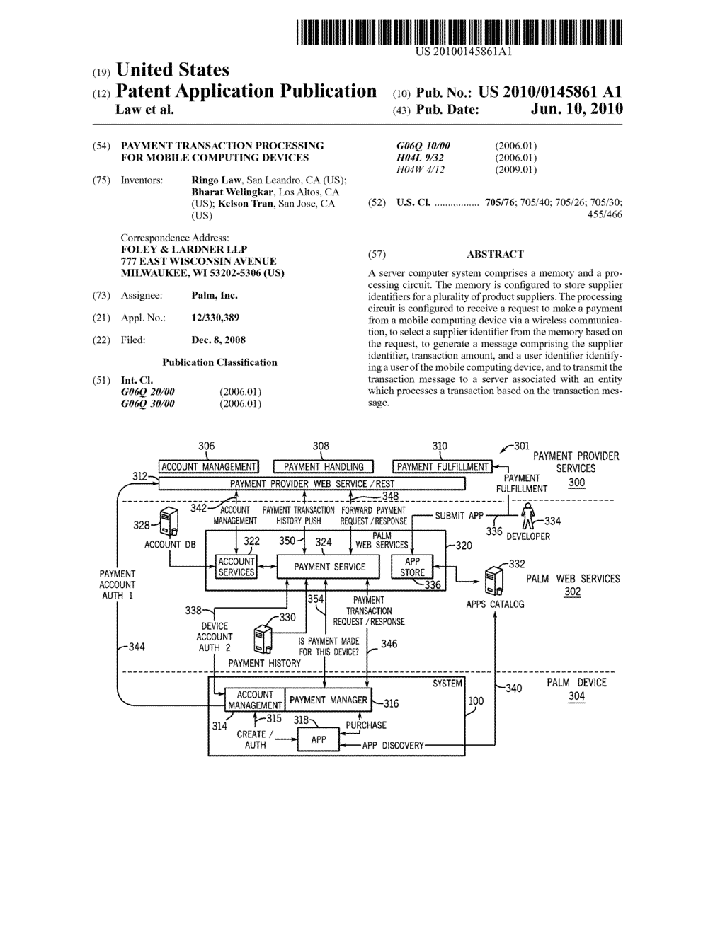 PAYMENT TRANSACTION PROCESSING FOR MOBILE COMPUTING DEVICES - diagram, schematic, and image 01