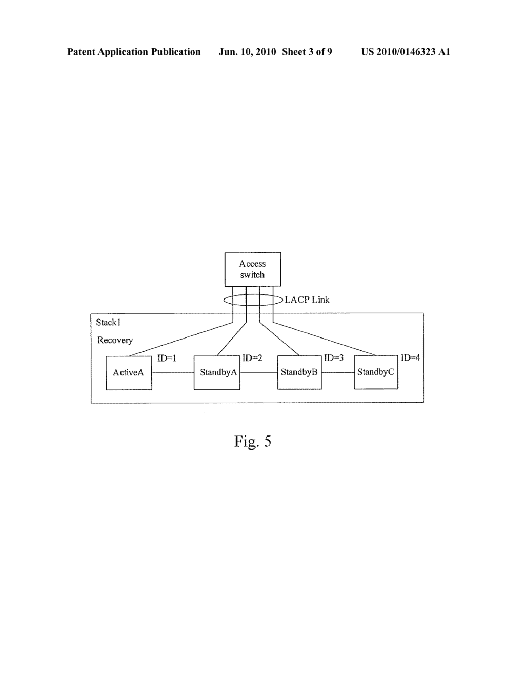 METHOD, SYSTEM AND APPARATUS FOR DETECTING MULTIPLE ACTIVE DEVICES IN STACK - diagram, schematic, and image 04