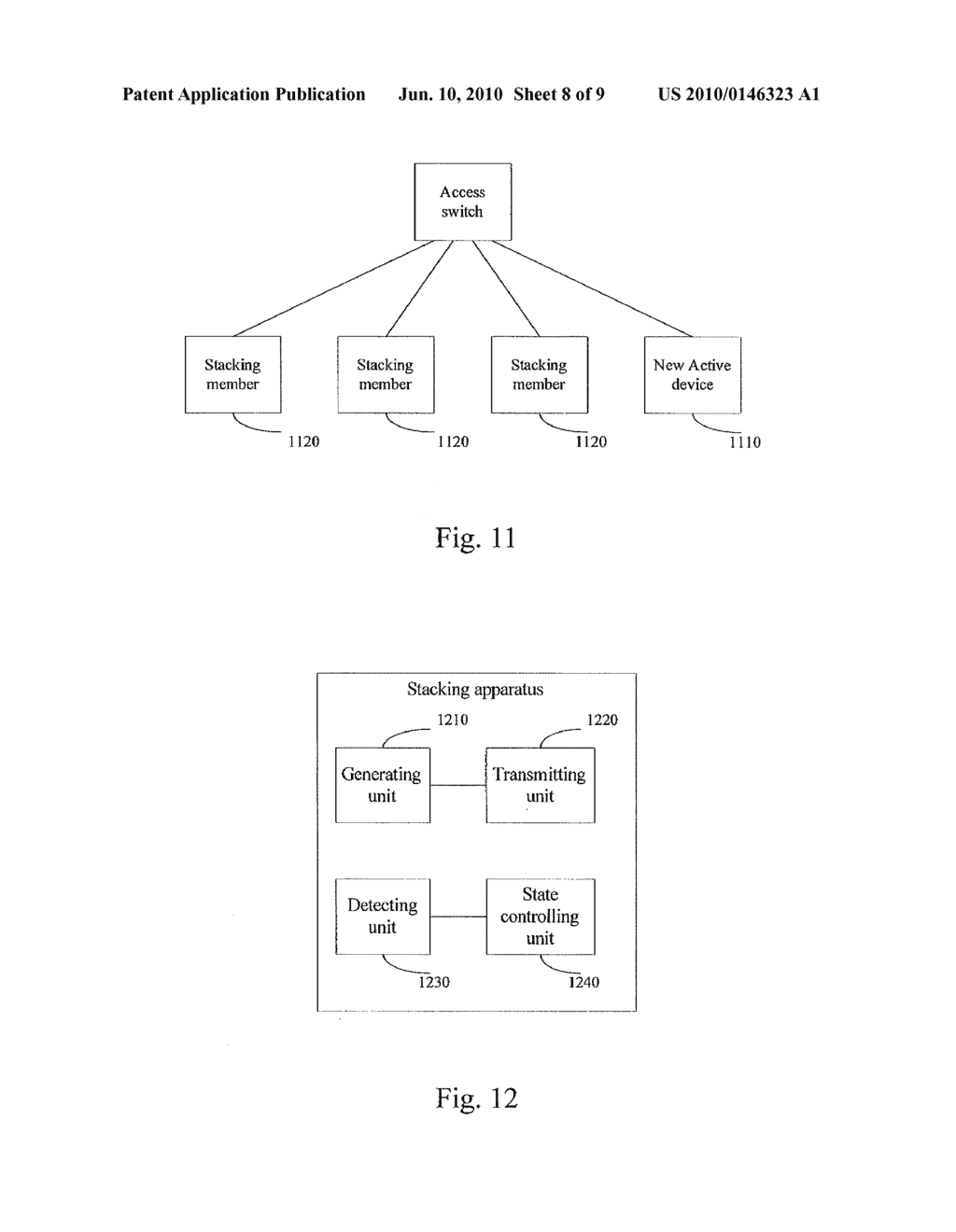 METHOD, SYSTEM AND APPARATUS FOR DETECTING MULTIPLE ACTIVE DEVICES IN STACK - diagram, schematic, and image 09