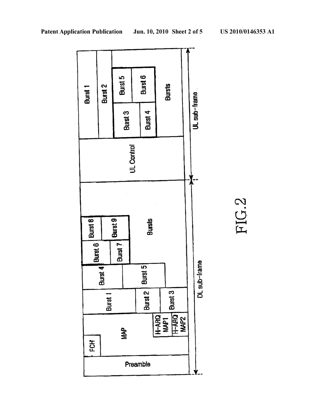 METHOD AND SYSTEM FOR INDICATING DATA BURST ALLOCATION IN A WIRELESS COMMUNICATION SYSTEM - diagram, schematic, and image 03