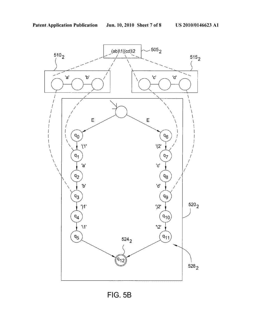 METHOD AND APPARATUS FOR PATTERN MATCHING FOR INTRUSION DETECTION/PREVENTION SYSTEMS - diagram, schematic, and image 08