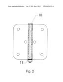 Control hinge for stabilizing door diagram and image