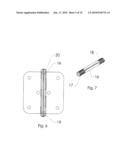 Control hinge for stabilizing door diagram and image