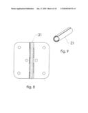 Control hinge for stabilizing door diagram and image