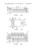 Pole width control on plated bevel main pole design of a perpendicular magnetic recording head diagram and image