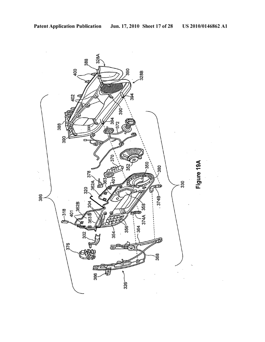 Trim door hardware carrier and methods of assembling vehicle door - diagram, schematic, and image 18