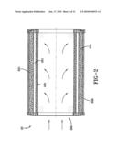 COALESCING FILTER ELEMENT WITH DRAINAGE MECHANISM diagram and image