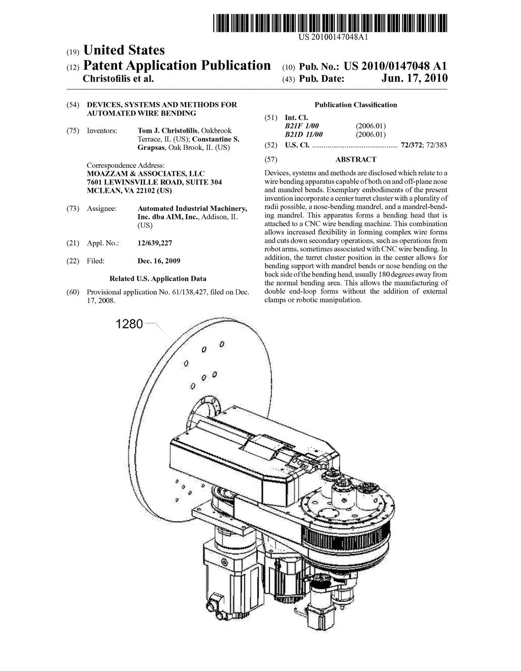 Devices, Systems and Methods for Automated Wire Bending - diagram, schematic, and image 01