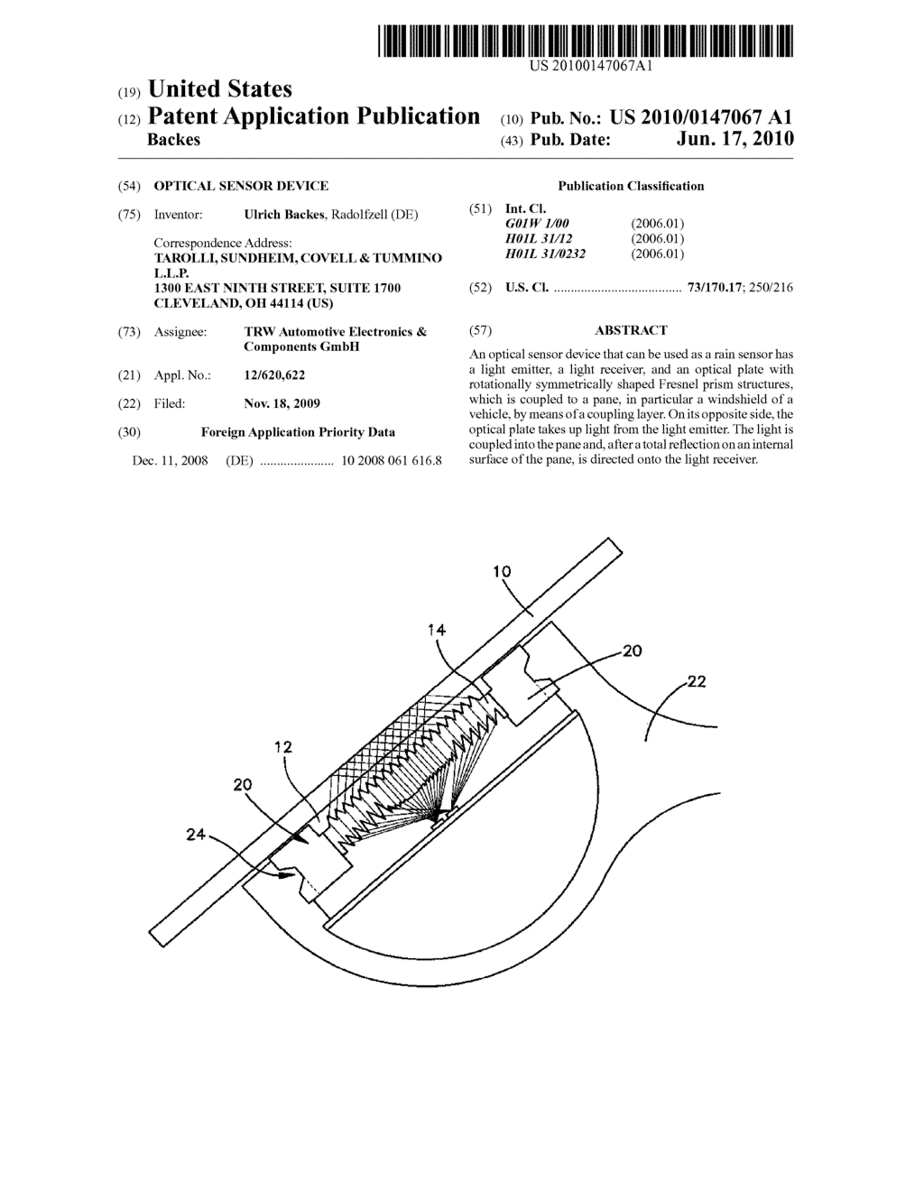 OPTICAL SENSOR DEVICE - diagram, schematic, and image 01