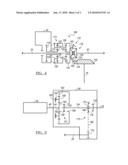 DRIVE UNIT CONNECTED TO A TRANSMISSION OUTPUT FOR PRODUCING FORWARD AND REVERSE DRIVE diagram and image