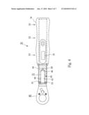 Double-fulcrum torque wrench diagram and image