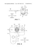 Embroidery frame transfer device diagram and image