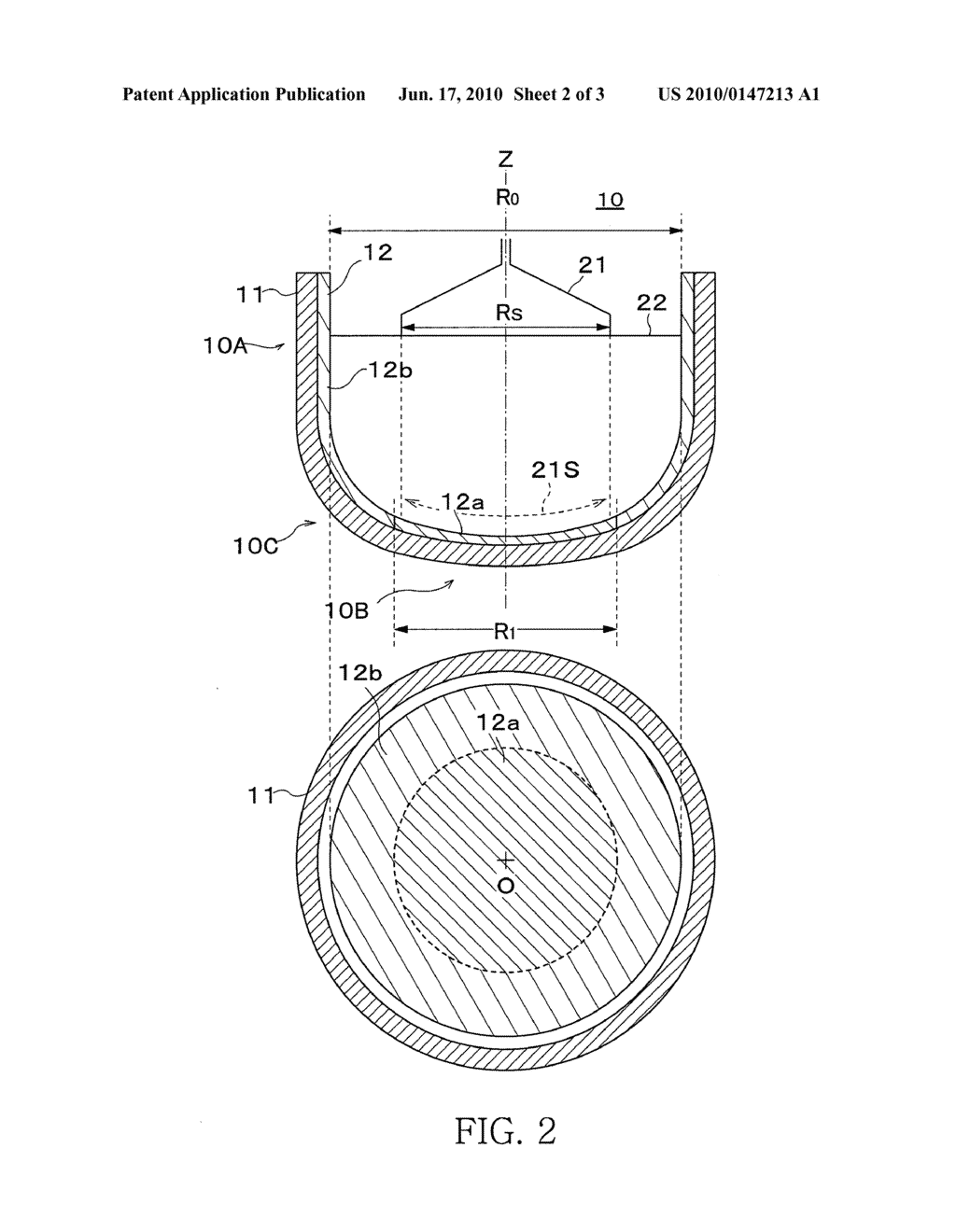 SILICA GLASS CRUCIBLE FOR PULLING UP SILICON SINGLE CRYSTAL AND METHOD FOR MANUFACTURING THEREOF - diagram, schematic, and image 03