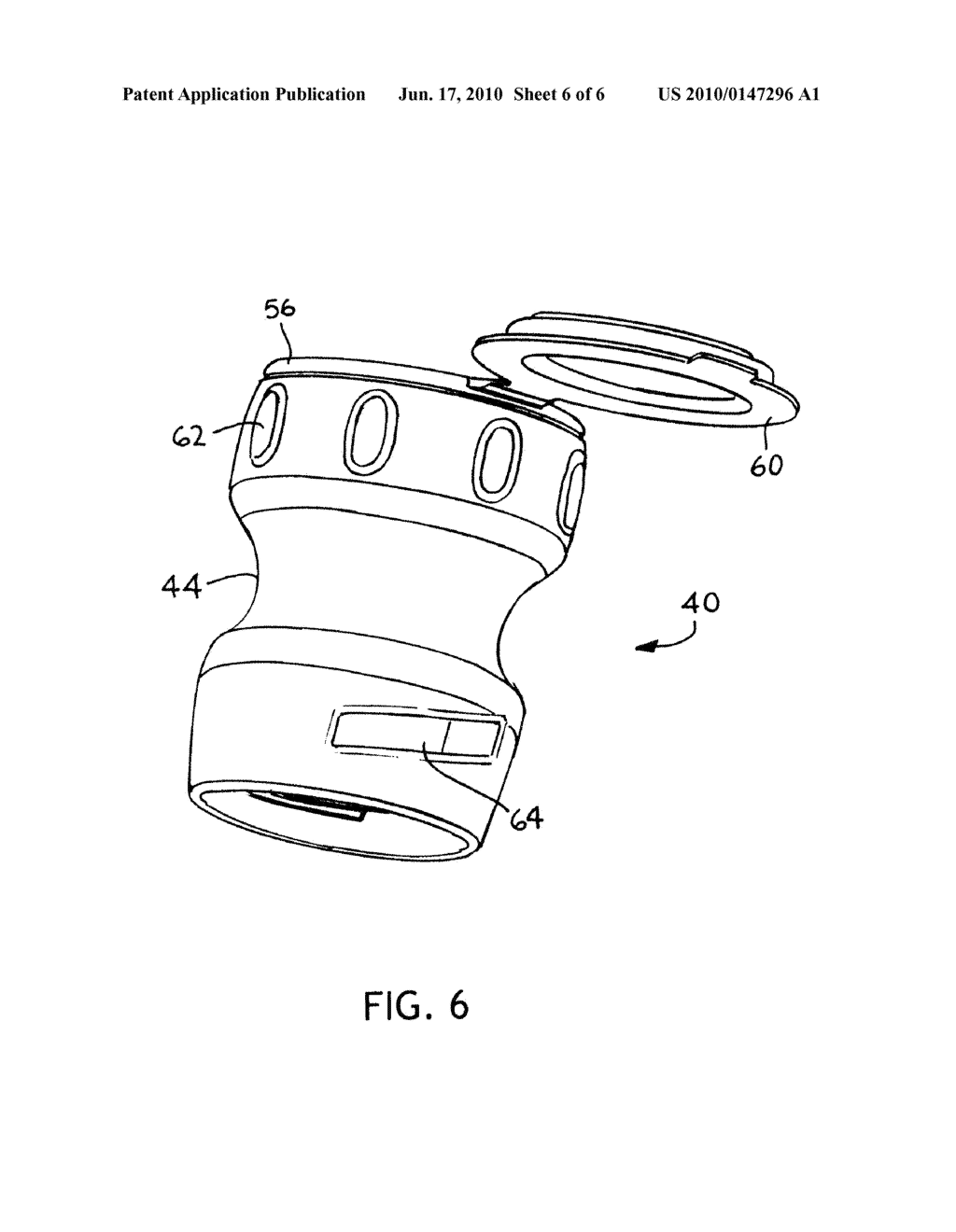 Port Sealing Cartridge for Medical Ventilating and Aspirating Devices - diagram, schematic, and image 07