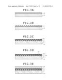 METHOD OF TRANSFERRING ELEMENTS, ELEMENT DISPOSITION SUBSTRATE, DEVICE AND METHOD OF MANUFACTURING THE SAME diagram and image