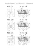 METHOD OF TRANSFERRING ELEMENTS, ELEMENT DISPOSITION SUBSTRATE, DEVICE AND METHOD OF MANUFACTURING THE SAME diagram and image