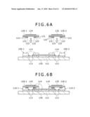 METHOD OF TRANSFERRING ELEMENTS, ELEMENT DISPOSITION SUBSTRATE, DEVICE AND METHOD OF MANUFACTURING THE SAME diagram and image