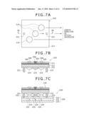 METHOD OF TRANSFERRING ELEMENTS, ELEMENT DISPOSITION SUBSTRATE, DEVICE AND METHOD OF MANUFACTURING THE SAME diagram and image