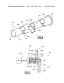 DEVICE FOR TRANSFERRING A FLUID TO A SHIP, SHIP, TRANSFER SYSTEM AND ASSOCIATED METHOD diagram and image