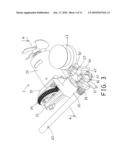 Device for sealing and inflating inflatable object diagram and image