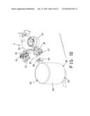 Device for sealing and inflating inflatable object diagram and image