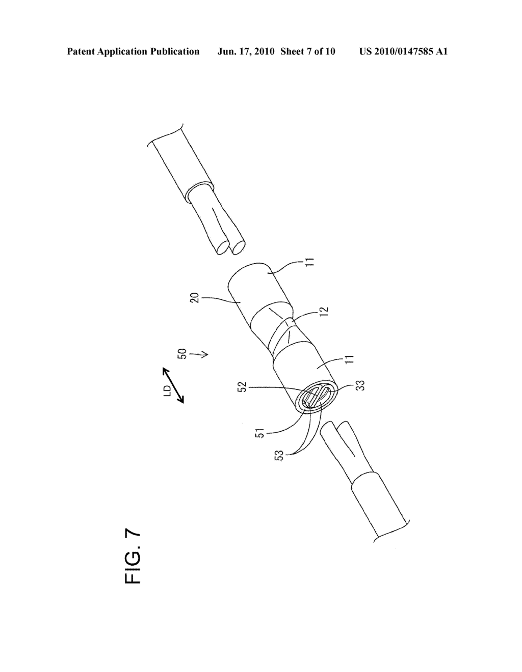 WIRE CONNECTION SLEEVE, A WIRE CONNECTION SLEEVE PRODUCING METHOD, A REPAIR WIRE PRE-CONNECTED WITH A WIRE CONNECTION SLEEVE BY CRIMPING AND A WIRE CONNECTING METHOD - diagram, schematic, and image 08