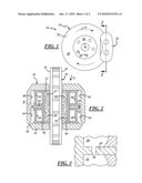 BRAKE CALIPER WITH REDUCED BRAKE SQUEAL diagram and image