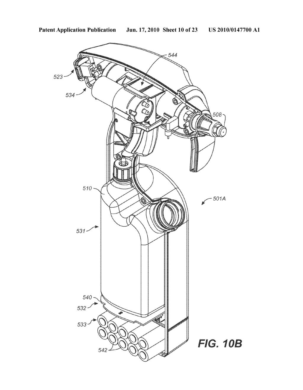 METHOD AND APPARATUS FOR APPLYING ELECTRICAL CHARGE THROUGH A LIQUID HAVING ENHANCED SUSPENSION PROPERTIES - diagram, schematic, and image 11