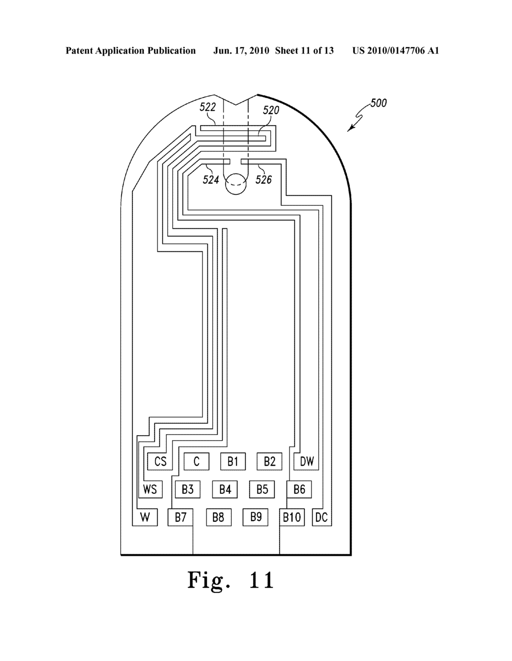 SYSTEM AND METHOD FOR CODING INFORMATION ON A BIOSENSOR TEST STRIP - diagram, schematic, and image 12