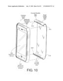 PROTECTIVE CUSHION COVER FOR AN ELECTRONIC DEVICE diagram and image