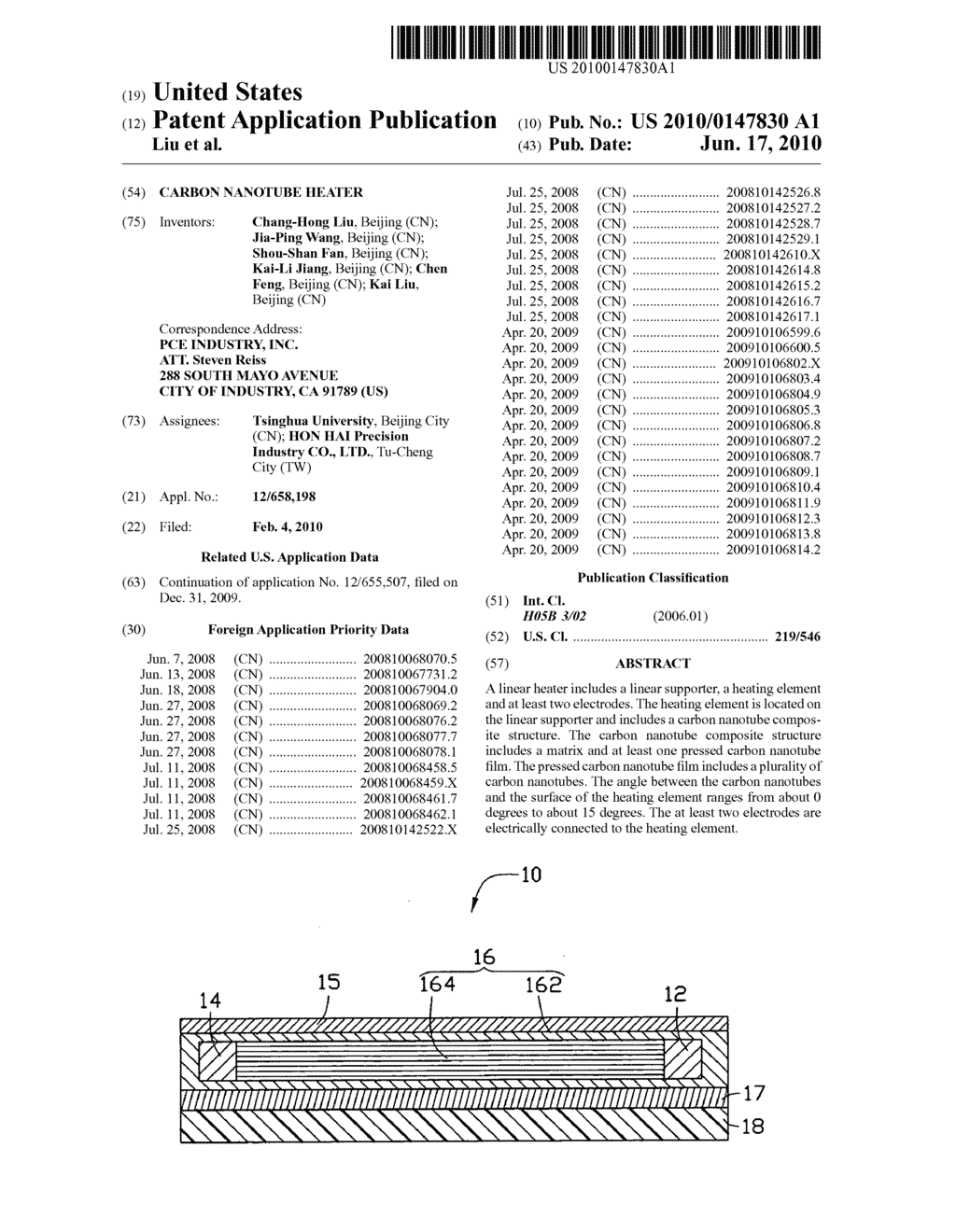 Carbon nanotube heater - diagram, schematic, and image 01