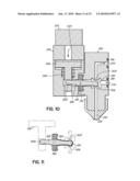 DISPENSER WITH REPLACEABLE ACTUATORS AND RELATED METHODS diagram and image