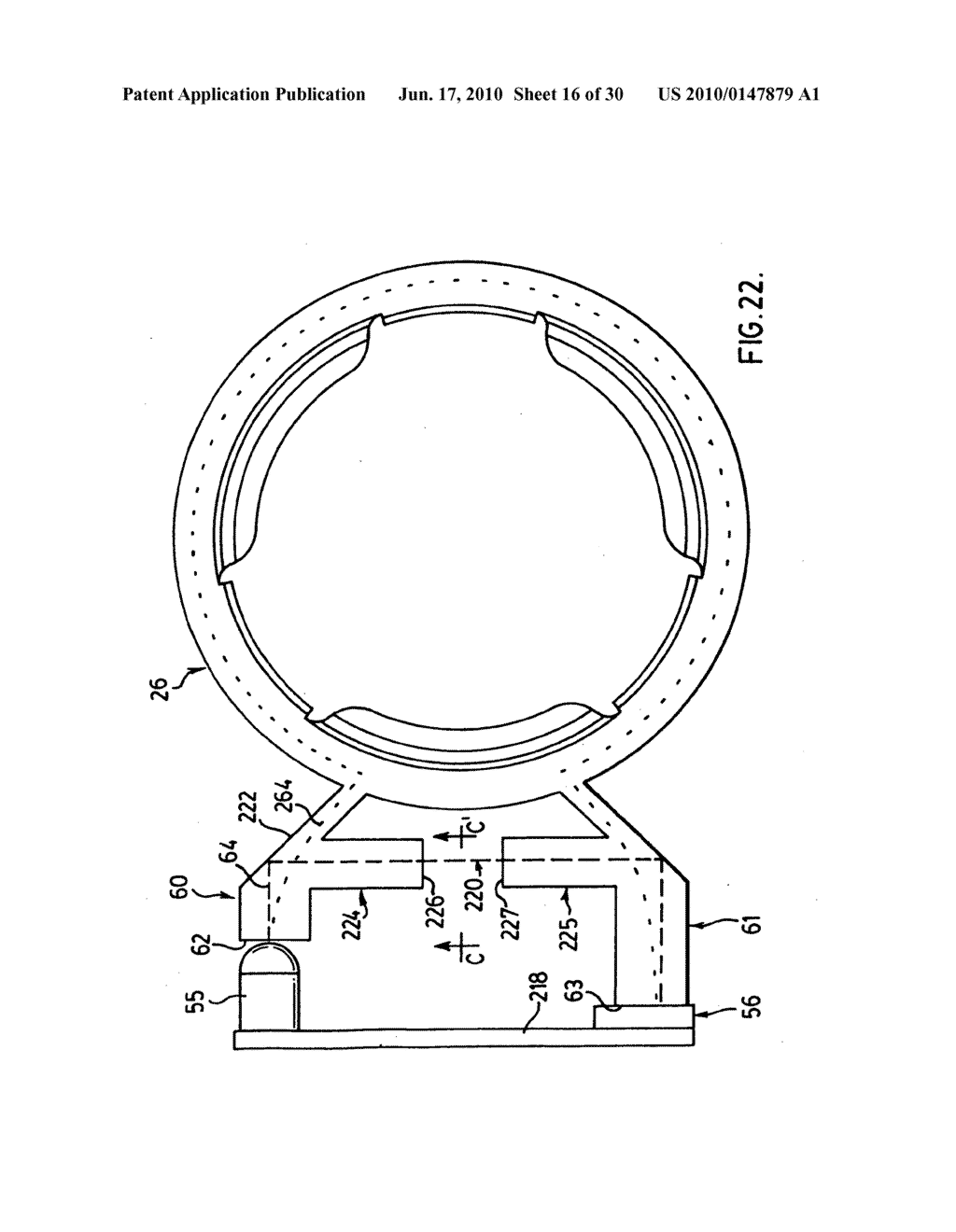 Photochromic optically keyed dispenser - diagram, schematic, and image 17