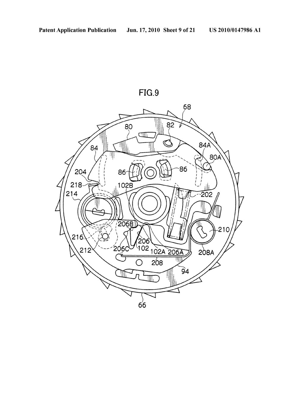 WEBBING RETRACTING DEVICE - diagram, schematic, and image 10