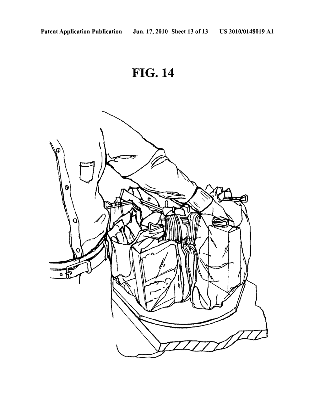 COMPACT MULTI-RACK T-SHIRT BAG CAROUSEL - diagram, schematic, and image 14