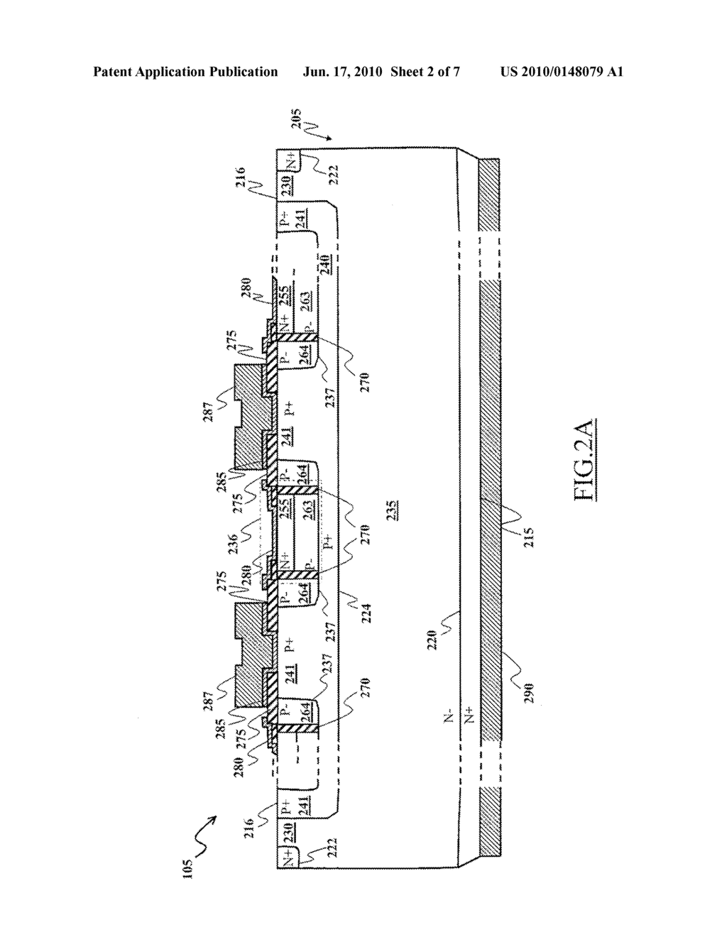 RADIATION DETECTOR OF THE DELTA E-E TYPE WITH INSULATION TRENCHES - diagram, schematic, and image 03