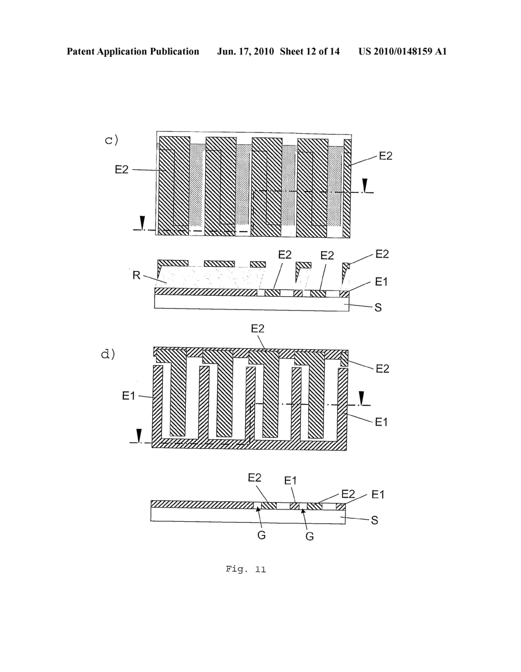 METHOD FOR FORMING A PATTERN ON A SUBSTRATE AND ELECTRONIC DEVICE FORMED THEREBY - diagram, schematic, and image 13