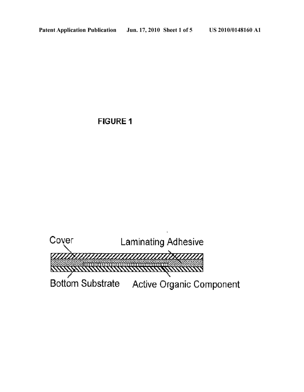 ORGANIC ELECTRONIC DEVICES PROTECTED BY ELASTOMERIC LAMINATING ADHESIVE - diagram, schematic, and image 02