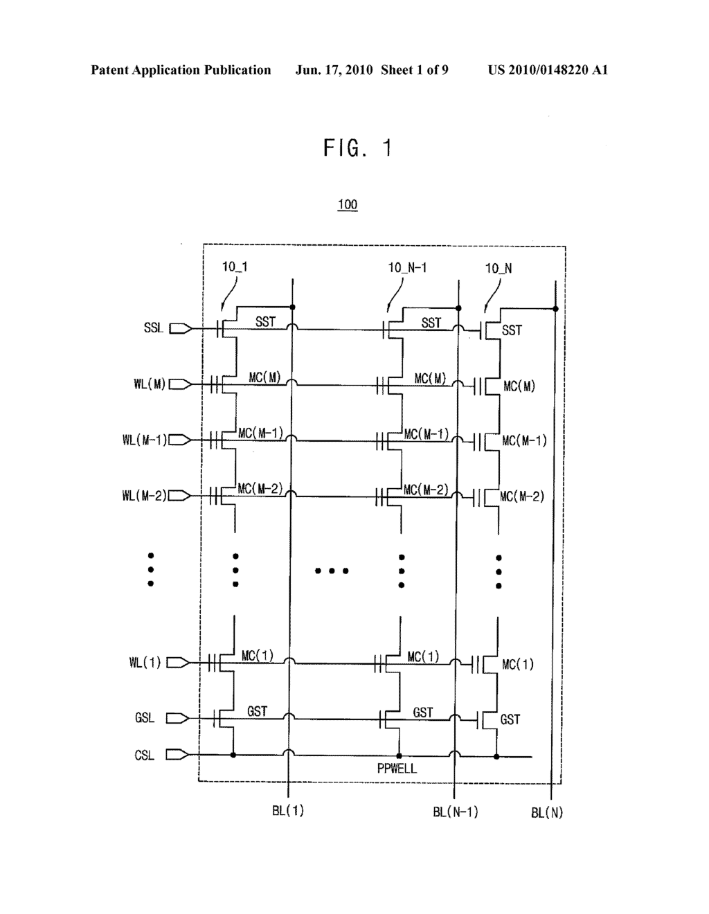 STACK ARRAY STRUCTURE FOR A SEMICONDUCTOR MEMORY DEVICE - diagram, schematic, and image 02