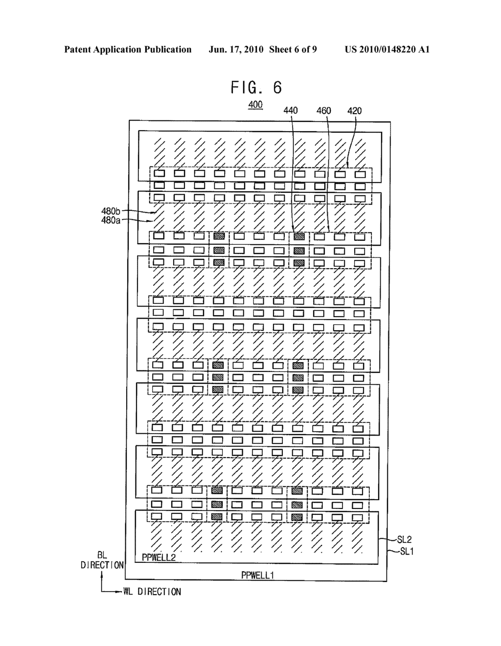 STACK ARRAY STRUCTURE FOR A SEMICONDUCTOR MEMORY DEVICE - diagram, schematic, and image 07