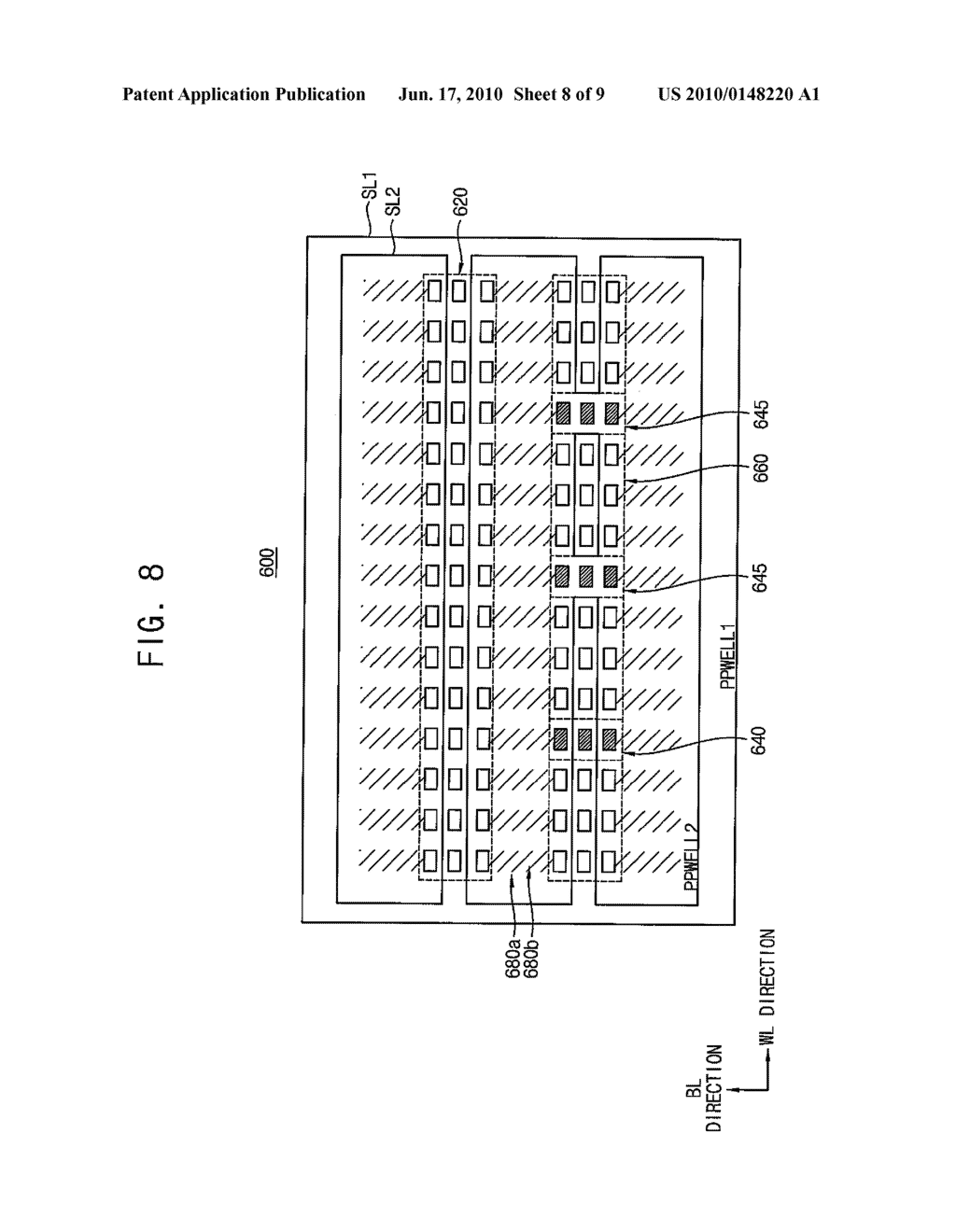 STACK ARRAY STRUCTURE FOR A SEMICONDUCTOR MEMORY DEVICE - diagram, schematic, and image 09