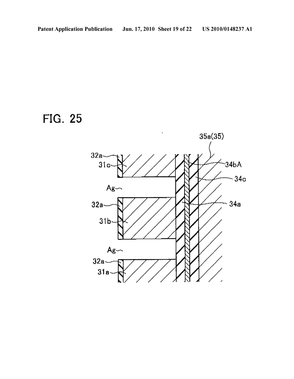 NON-VOLATILE SEMICONDUCTOR STORAGE DEVICE AND METHOD OF MANUFACTURING THE SAME - diagram, schematic, and image 20