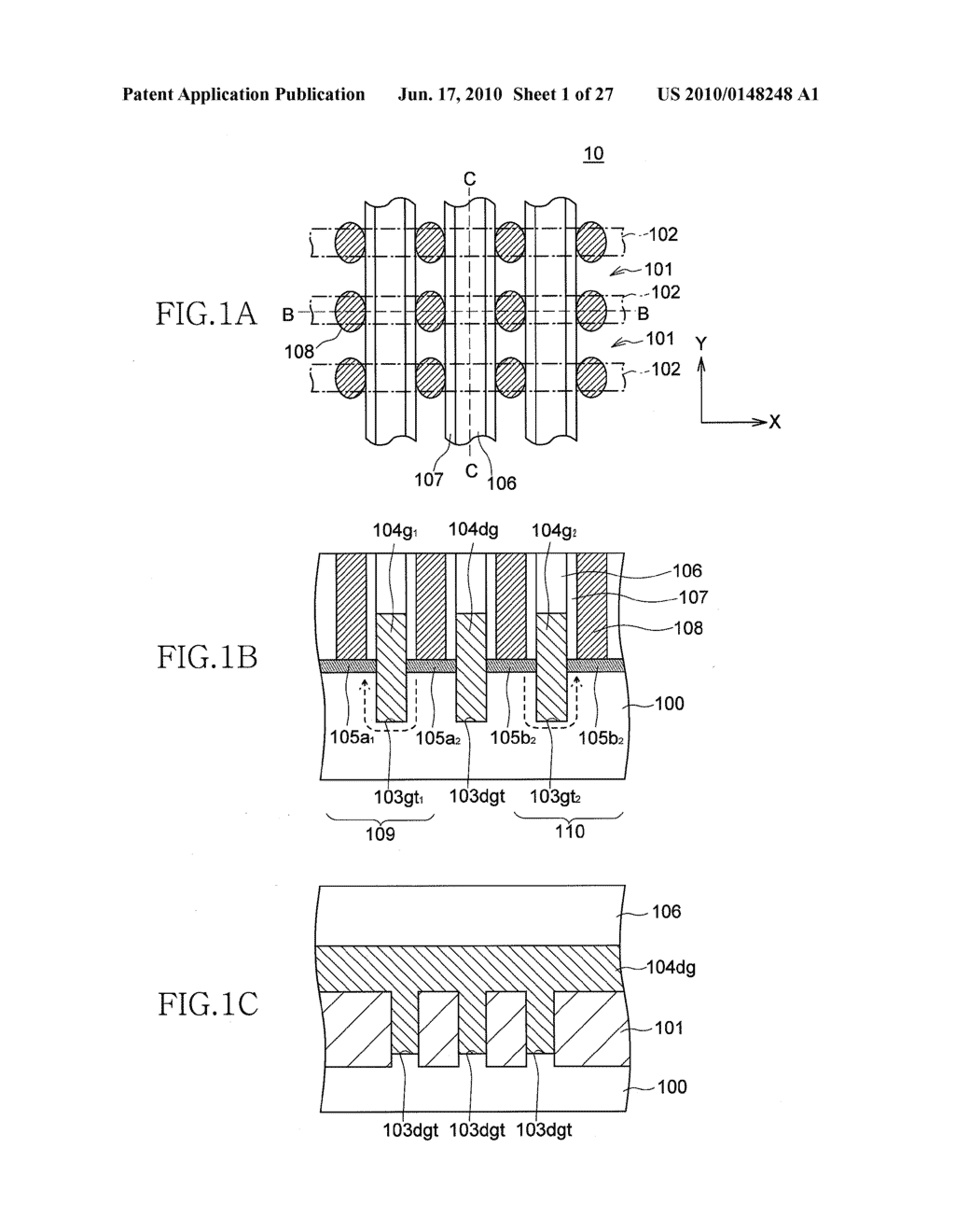 SEMICONDUCTOR DEVICE HAVING GATE TRENCHES AND MANUFACTURING METHOD THEREOF - diagram, schematic, and image 02