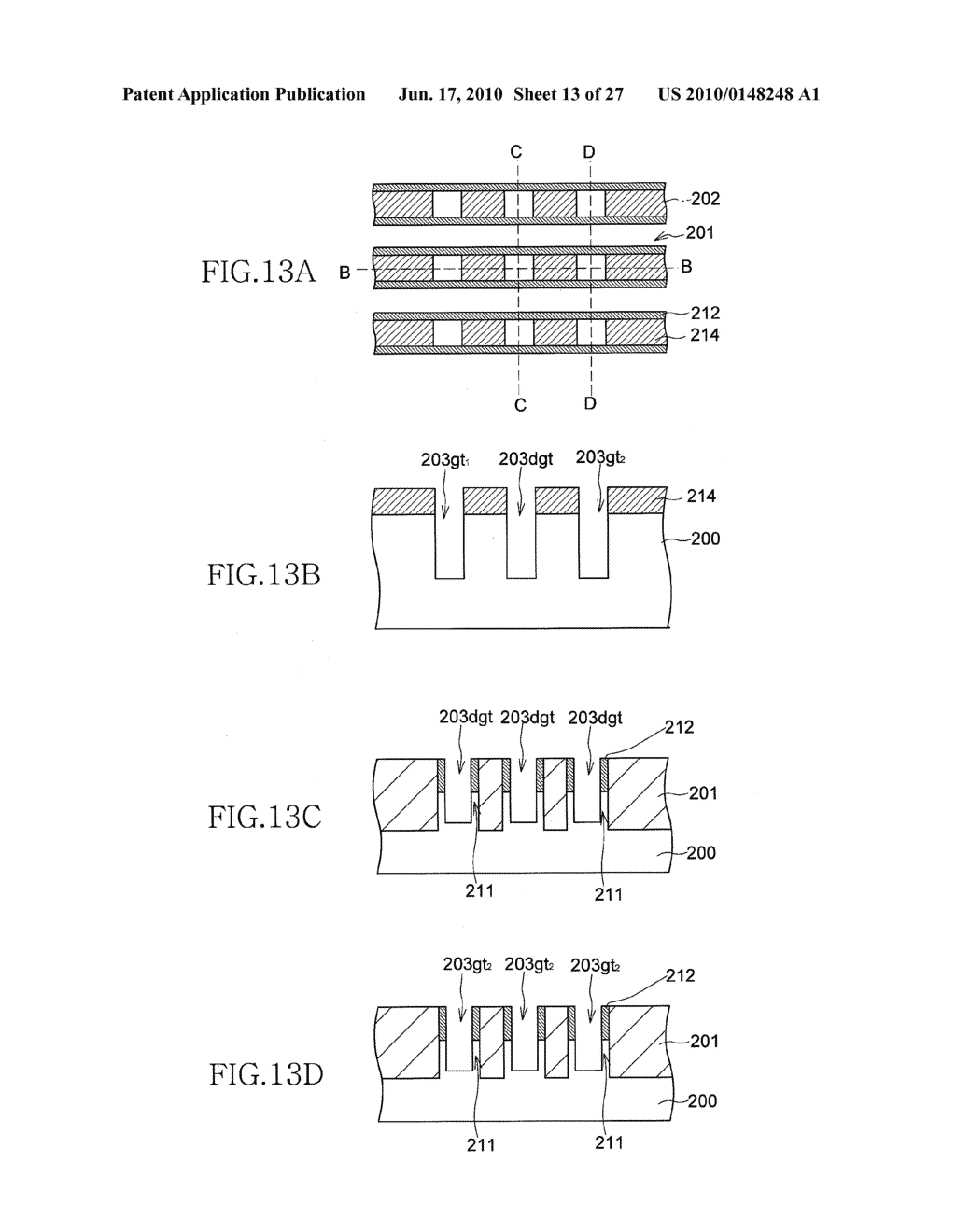 SEMICONDUCTOR DEVICE HAVING GATE TRENCHES AND MANUFACTURING METHOD THEREOF - diagram, schematic, and image 14