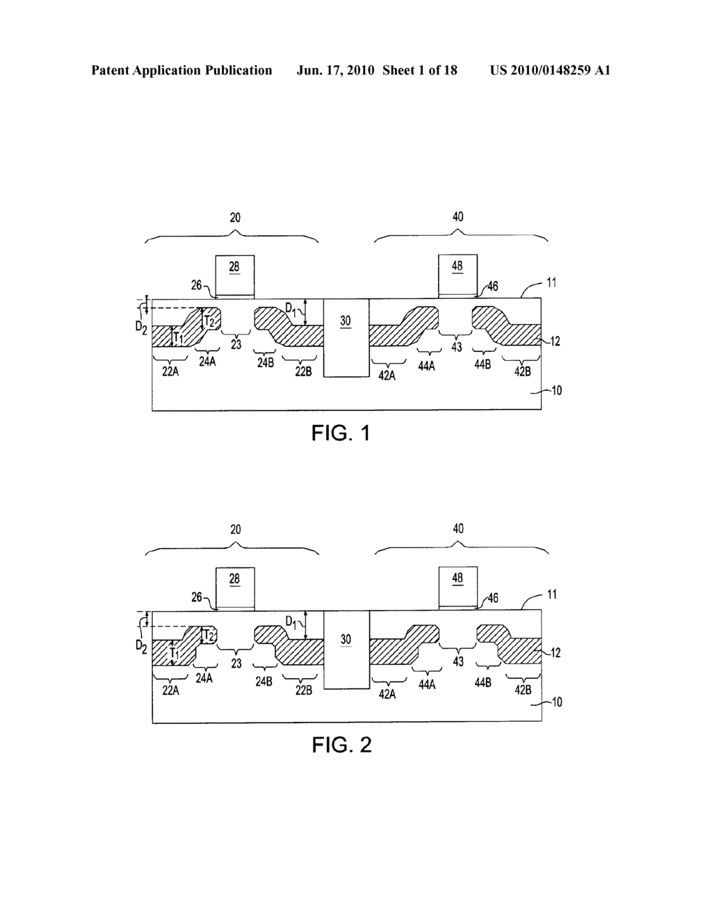 SOI SUBSTRATES AND SOI DEVICES, AND METHODS FOR FORMING THE SAME - diagram, schematic, and image 02