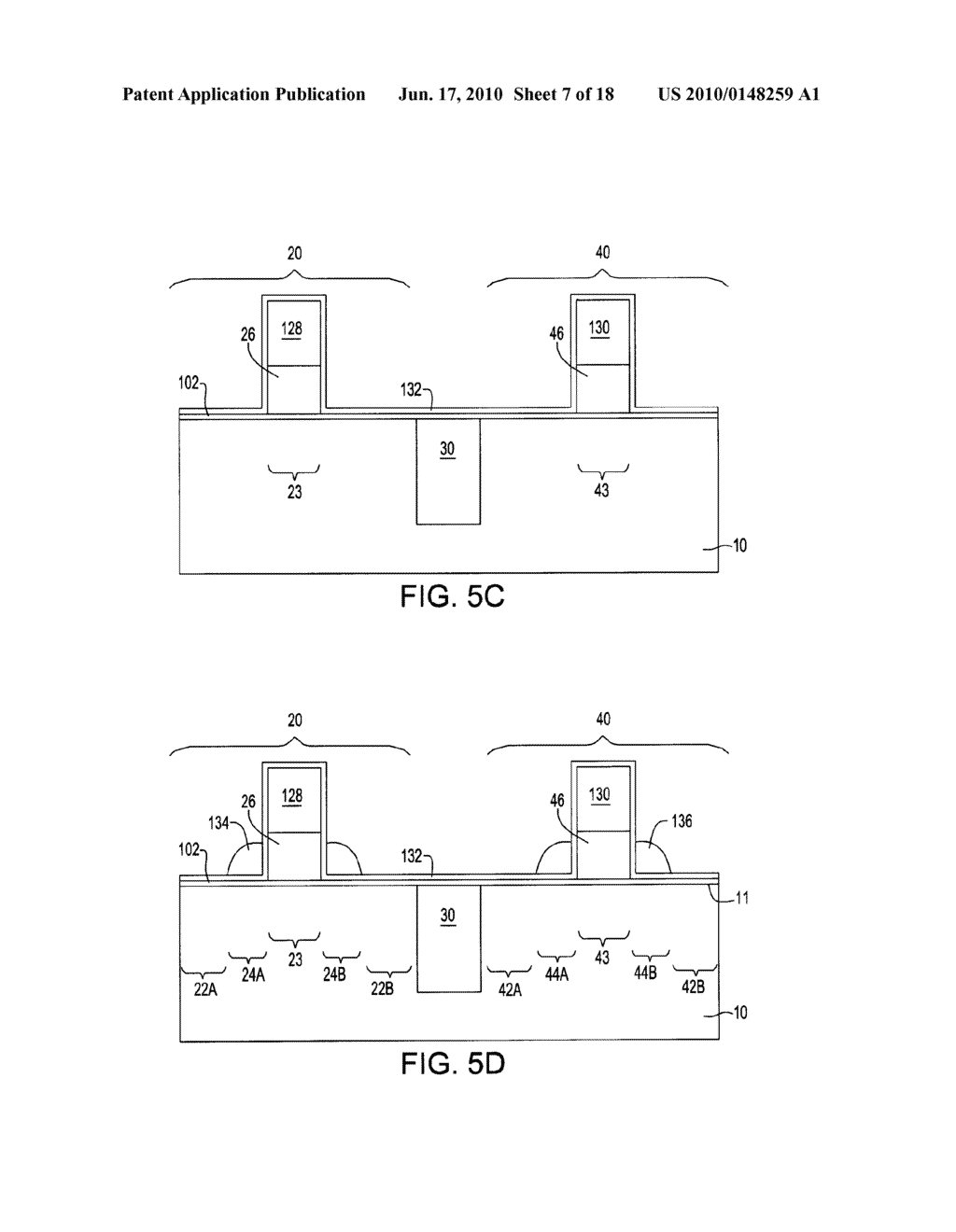 SOI SUBSTRATES AND SOI DEVICES, AND METHODS FOR FORMING THE SAME - diagram, schematic, and image 08
