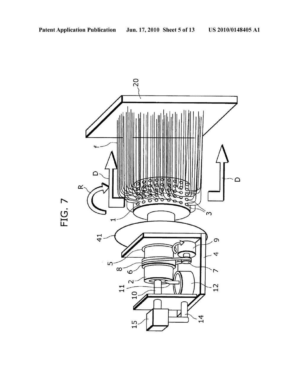 NANOFIBER PRODUCING METHOD AND NANOFIBER PRODUCING APPARATUS - diagram, schematic, and image 06